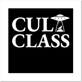 Wolf UFO Cult Class Art Logo Posters and Art